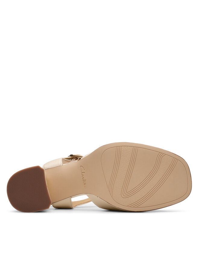 Clarks Sandále Clarks Ritzy75 Rae 26181304 Écru
