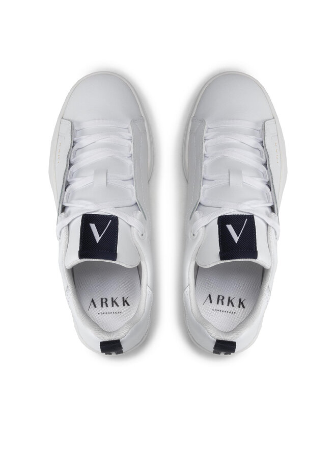 ARKK Copenhagen Сникърси ARKK Copenhagen Uniklass Leather S-C18 IL4601-1052-W Бял