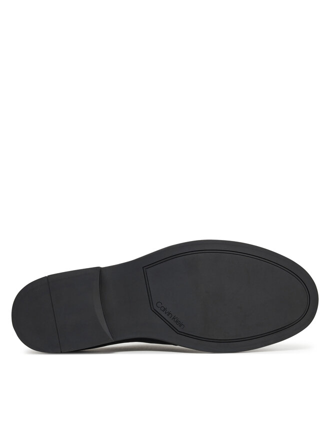 Calvin Klein Zapatos hasta el tobillo Calvin Klein Flex Dress Derby Apron HM0HM01706 Negro