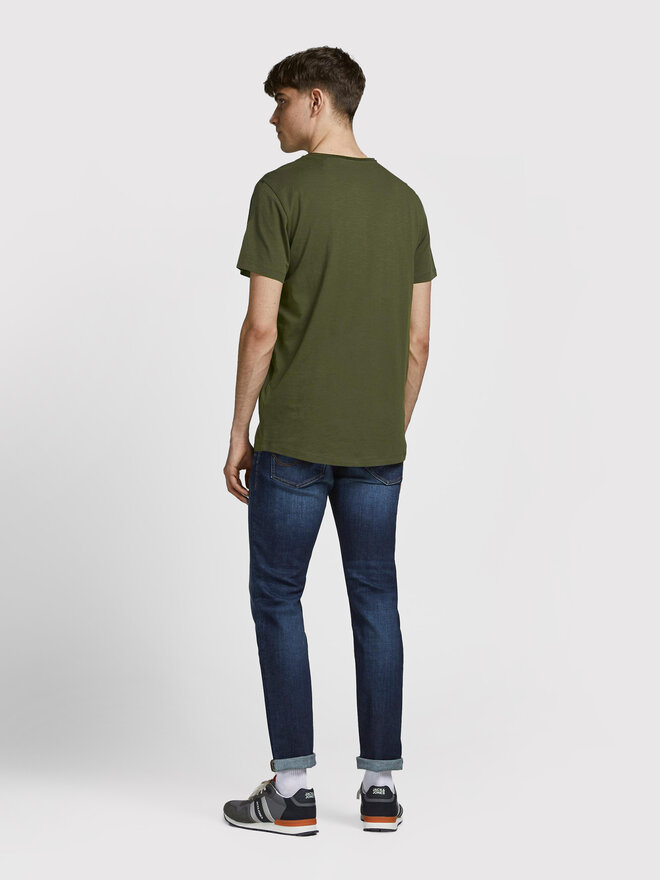 Jack&Jones Jack&Jones Marškinėliai Basher 12182498 Žalia Regular Fit