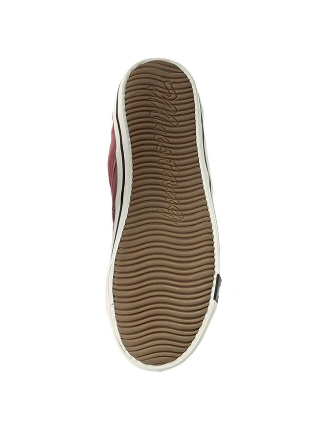 Mustang Sneakers aus Stoff Mustang 36C0030 Dunkelrot