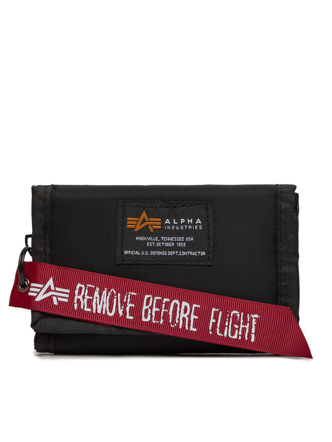 Alpha Industries Pánská peněženka Alpha Industries Crew Wallet II 146940 03 Černá
