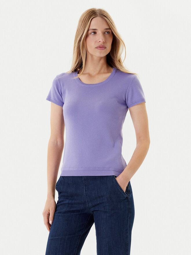United Colors Of Benetton United Colors Of Benetton Camiseta 1091D1M10 Violeta Regular Fit