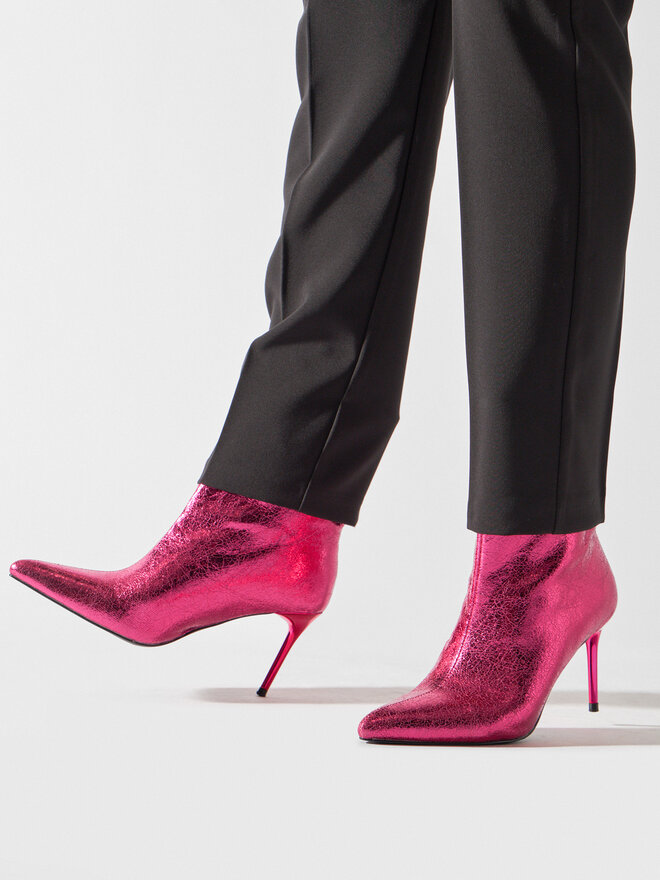 Steve Madden Боти Steve Madden Lyricals Bootie SM11002592 SM11002592-LMP Розов