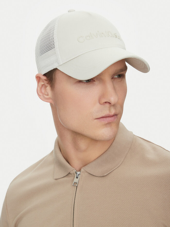 Calvin Klein Czapka z daszkiem Calvin Klein K50K513015 Beżowy