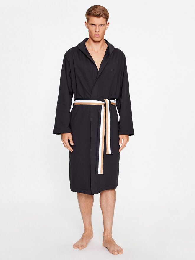 BOSS Boss Bademantel Iconic F. Terry Robe 50503142 Schwarz