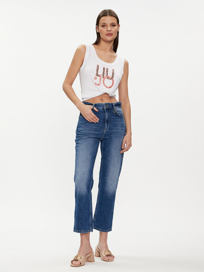 Liu Jo Liu Jo Топ VA4117 JS360 Білий Regular Fit