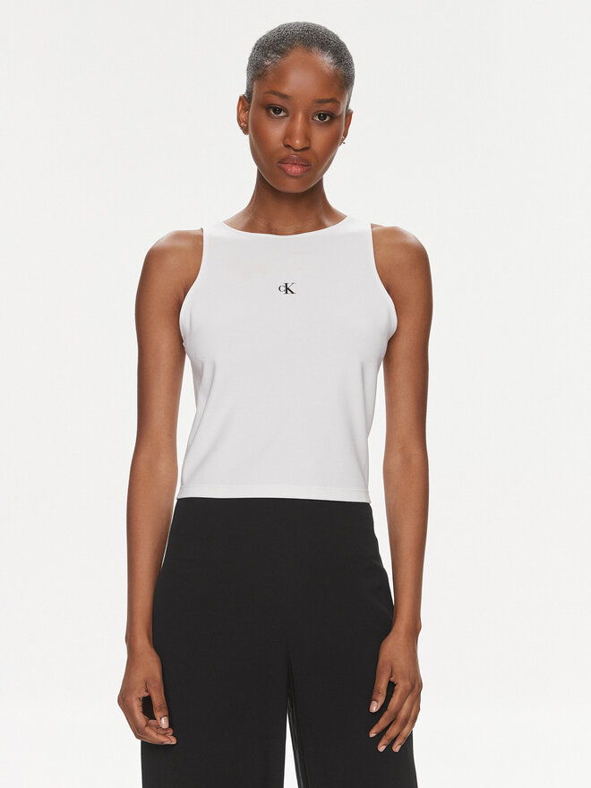 Calvin Klein Jeans Calvin Klein Jeans Top Archival J20J223107 Blanco Slim Fit