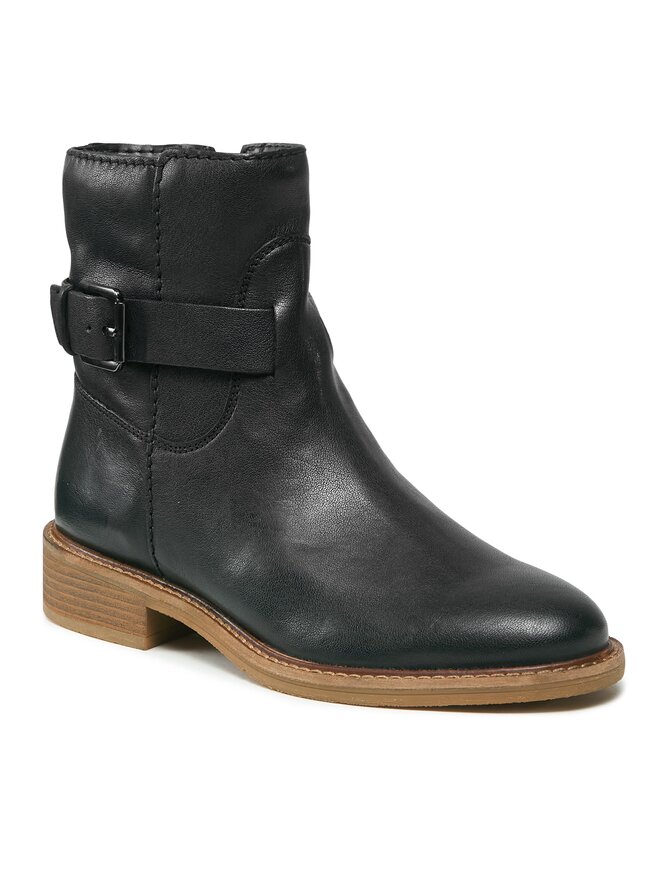 Clarks Škornji Clarks Cologne Strap 261747714 Črna