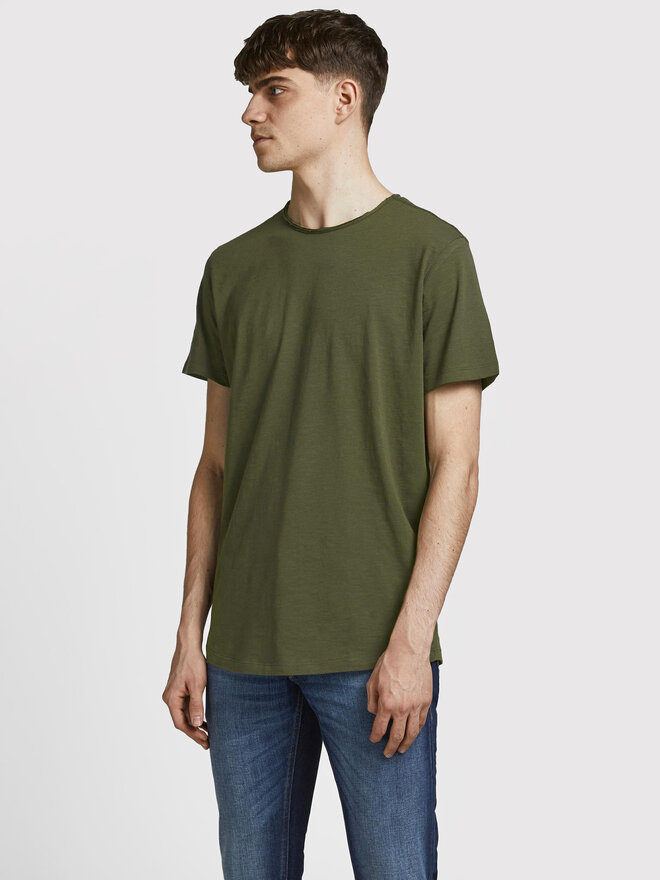 Jack&Jones Jack&Jones Marškinėliai Basher 12182498 Žalia Regular Fit