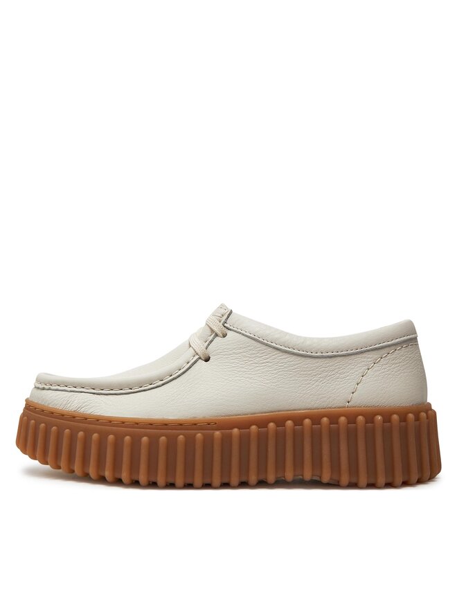 Clarks Félcipő Clarks Torhill Bee 26172085 Ekru