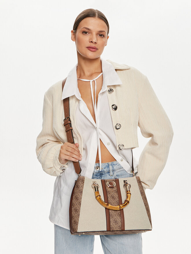 Guess Rankinė Guess Kerima (Ag) HWAG93 37060 Écru