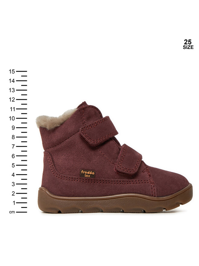 Froddo Stiefel Froddo Zeru Tex Furry Barefoot G2110149-5 S Rot