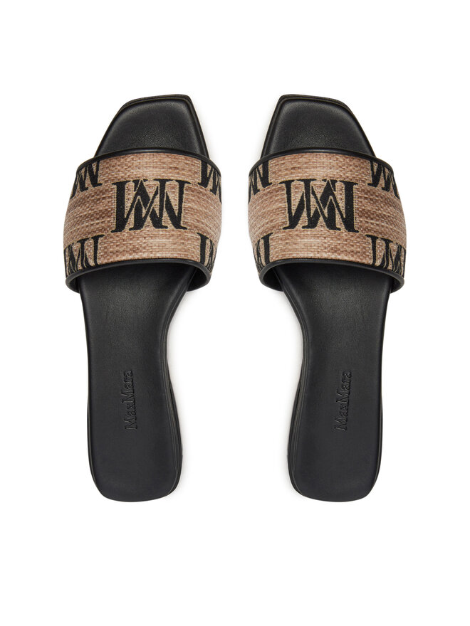 Max Mara Iešļūcenes Max Mara Logoslide 2414521332600 Bēšs