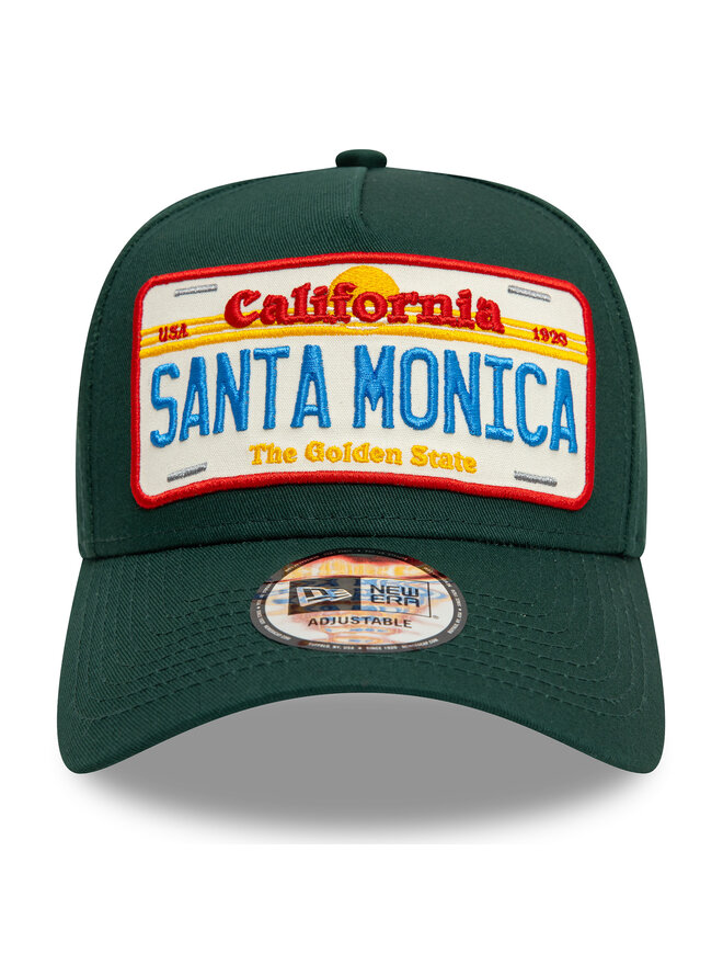 New Era Czapka z daszkiem New Era Miami License Plate 9FORTY A-Frame 60595463 Zielony