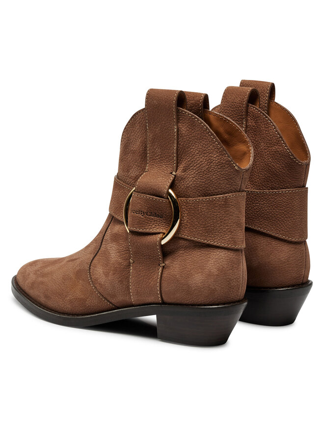 See By Chloé Western csizmák See By Chloé New Ring SB43000A Barna