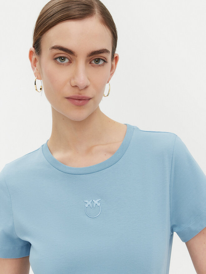 PINKO PINKO T-Shirt 100355 A2HN Μπλε Regular Fit