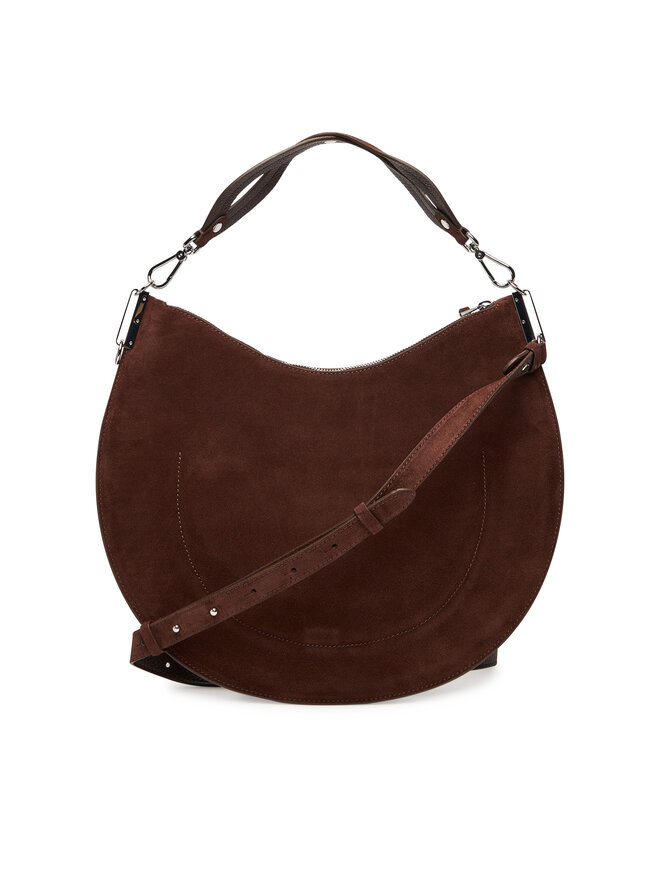 Coccinelle Ročna torba Coccinelle QKG Coccinellesunup Suede E1 QKG 13 01 01 Rjava