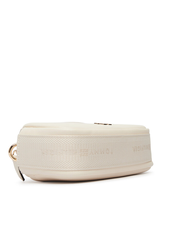 Tommy Hilfiger Handtasche Tommy Hilfiger Th Logotape Camera Bag AW0AW18741 Weiß