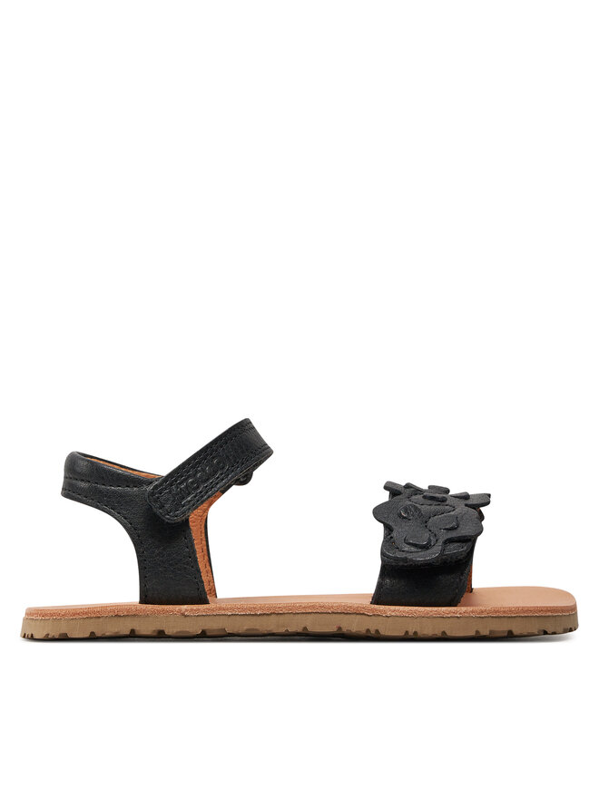 Froddo Sandalen Froddo Barefoot Flexy Flowers G3150265-4 M Schwarz