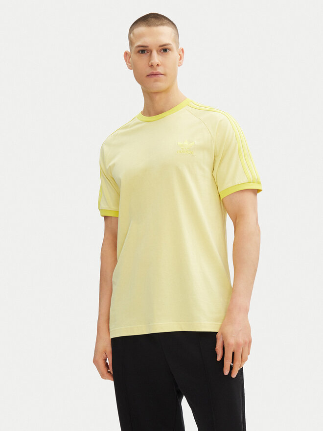 adidas adidas Camiseta adicolor Classics 3-Stripes JN7021 Amarillo Slim Fit