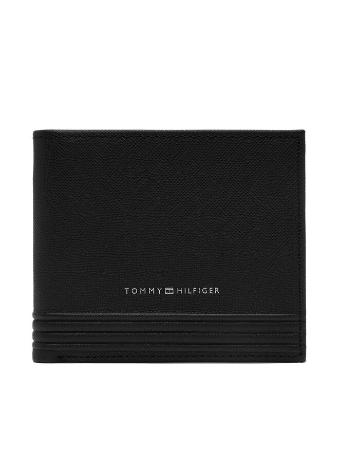 Tommy Hilfiger Veľká pánska peňaženka Tommy Hilfiger Th Business Cc And Coin AM0AM13259 Čierna