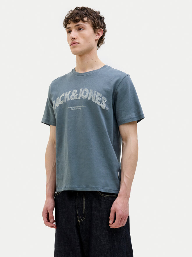 Jack&Jones Jack&Jones Marškinėliai Almeria 12276962 Mėlyna Regular Fit