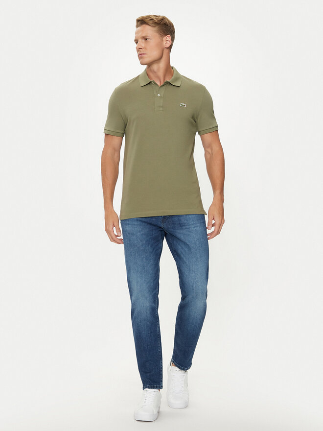 Lacoste Lacoste Poloshirt PH4012 Khakifarben Slim Fit