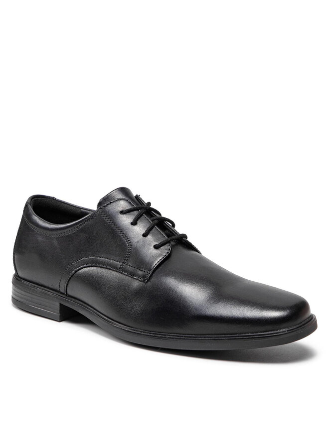 Clarks Īsi apavi Clarks Howard Walk 261612857 Melns