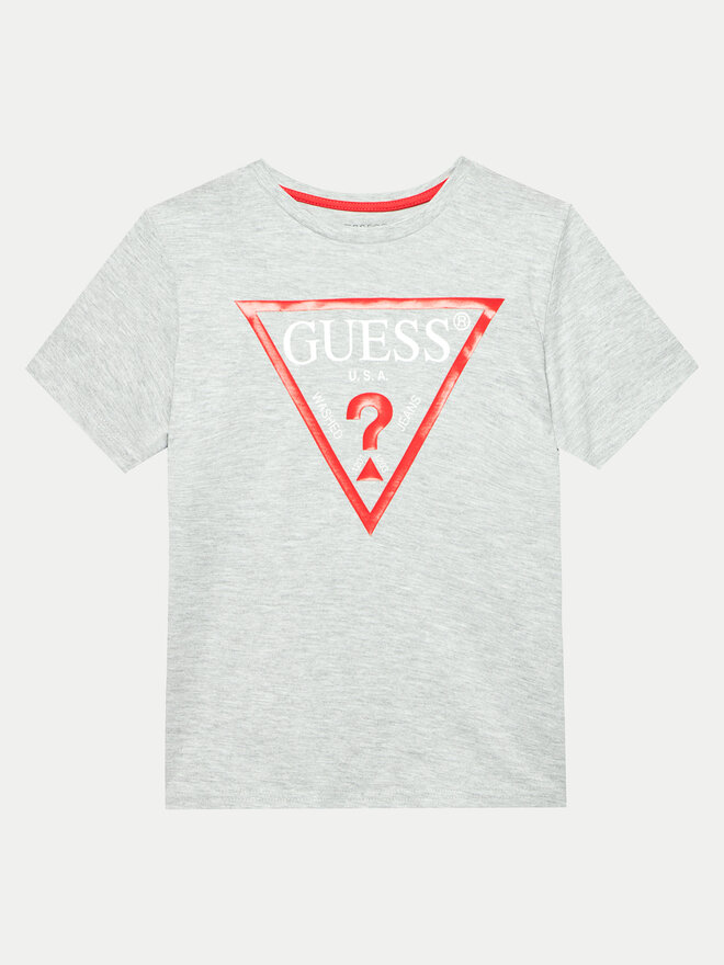 Guess Guess T-Shirt L73I55 K8HM0 Γκρι Regular Fit