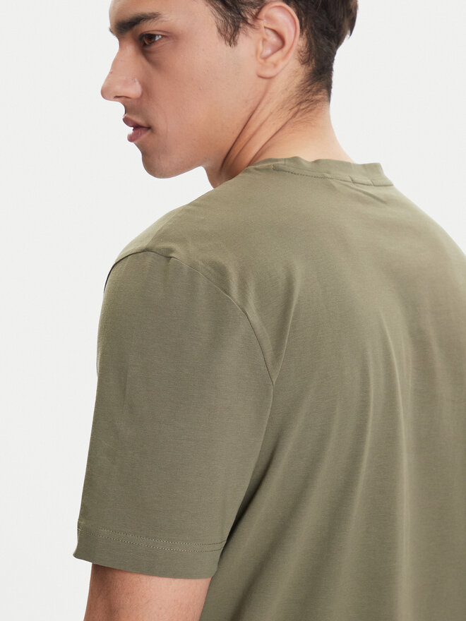 BOSS BOSS Camiseta Tchup 50473278 Verde Relaxed Fit