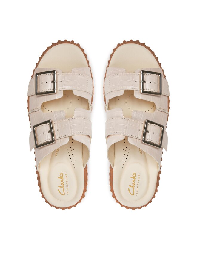 Clarks Чехли Clarks Torhill Slide 26176430 Бежов