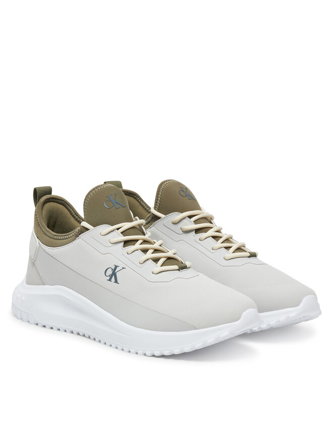 Calvin Klein Jeans Sneakersy Calvin Klein Jeans Eva Runner Tech Ripstop YM0YM01203 Šedá
