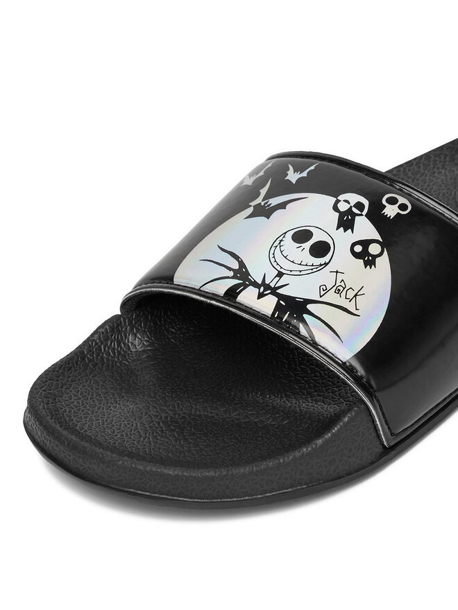 NIGHTMARE BEFORE CHRISTMAS Klapki NIGHTMARE BEFORE CHRISTMAS CEO-AW25-355DNBC Czarny