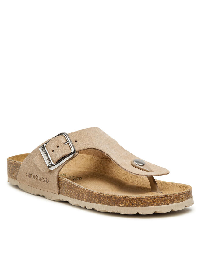 Japonki Grünland Sara CC2632-70 Beżowy | eobuwie.com.pl