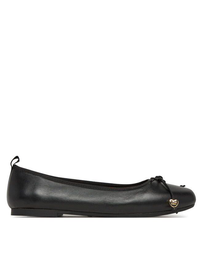 LOVE MOSCHINO Baleriny LOVE MOSCHINO JA11051G0MIE0000 Czarny