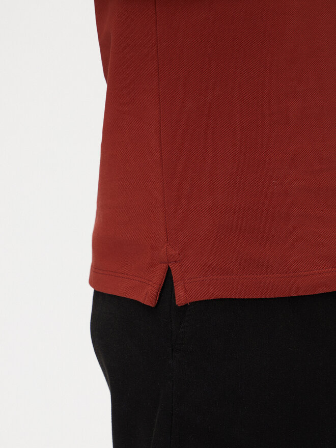 Timberland Timberland Poloshirt TB0A6VDP Rot Regular Fit
