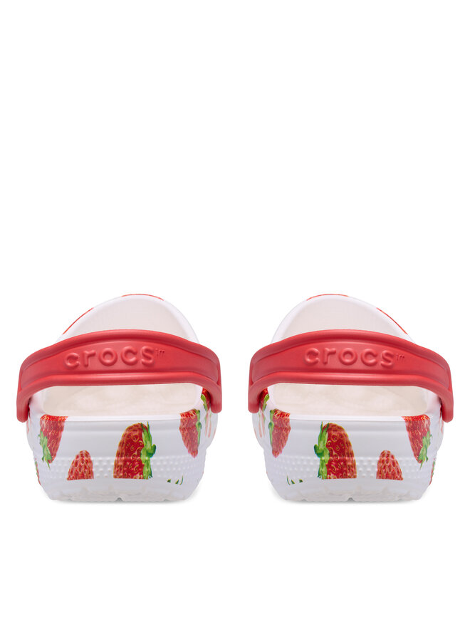 Crocs Pantoletten Crocs Kids’ Classic Fresh Fruits Clog 211020 Weiß