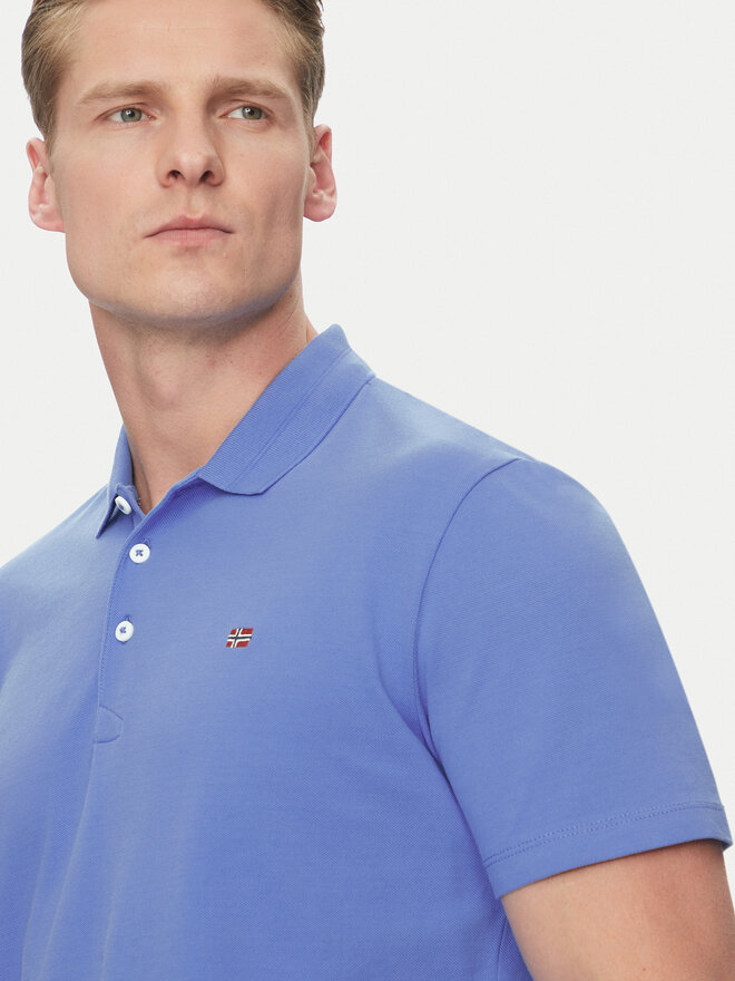 Napapijri Napapijri Polo marškinėliai Ealis NP0A4H8B Mėlyna Regular Fit