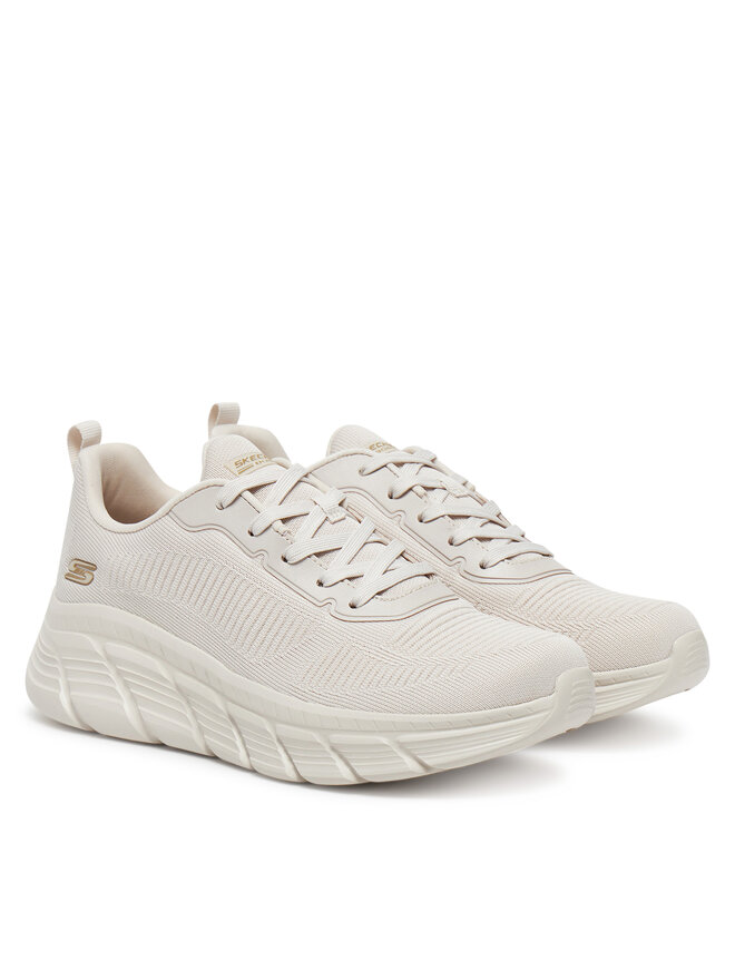 Skechers Sneakersy Skechers Bobs B Flex Hi-Flying Hi 117385/OFWT Biały