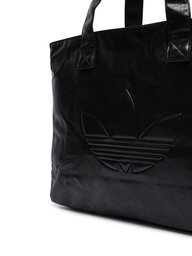 adidas Handtasche adidas Shopper Metallic Pu Bag KR1565 Schwarz