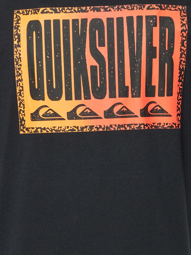 Quiksilver Quiksilver T-Shirt Long Fade EQYZT07670 Μαύρο Regular Fit