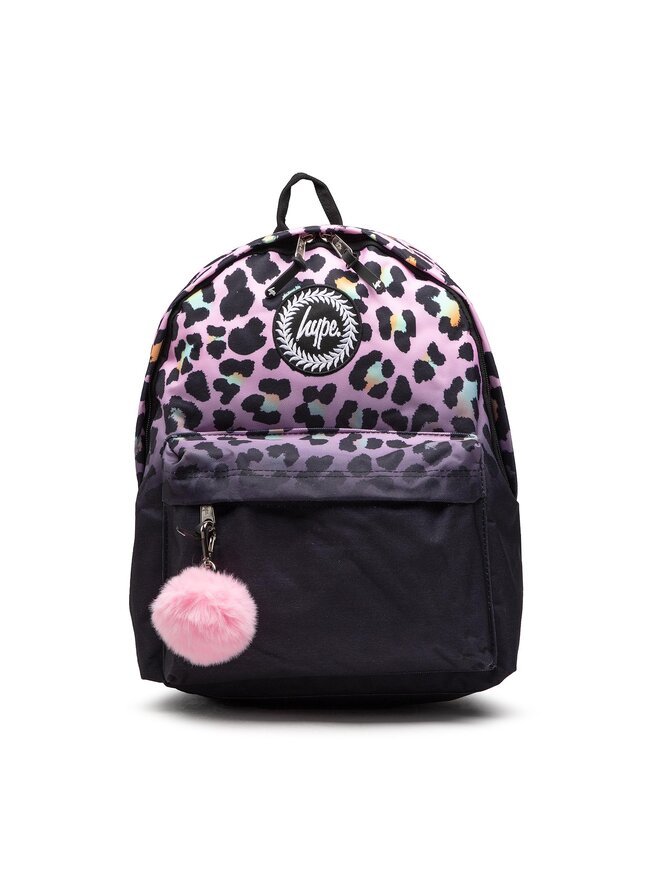 Rucksack HYPE Disco Leopard Fade Crest Backpack YVLR 643 Schwarz eschuhe