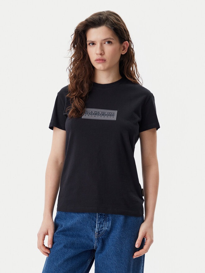 Napapijri Napapijri T-Shirt NP0A4IP1 Schwarz Regular Fit