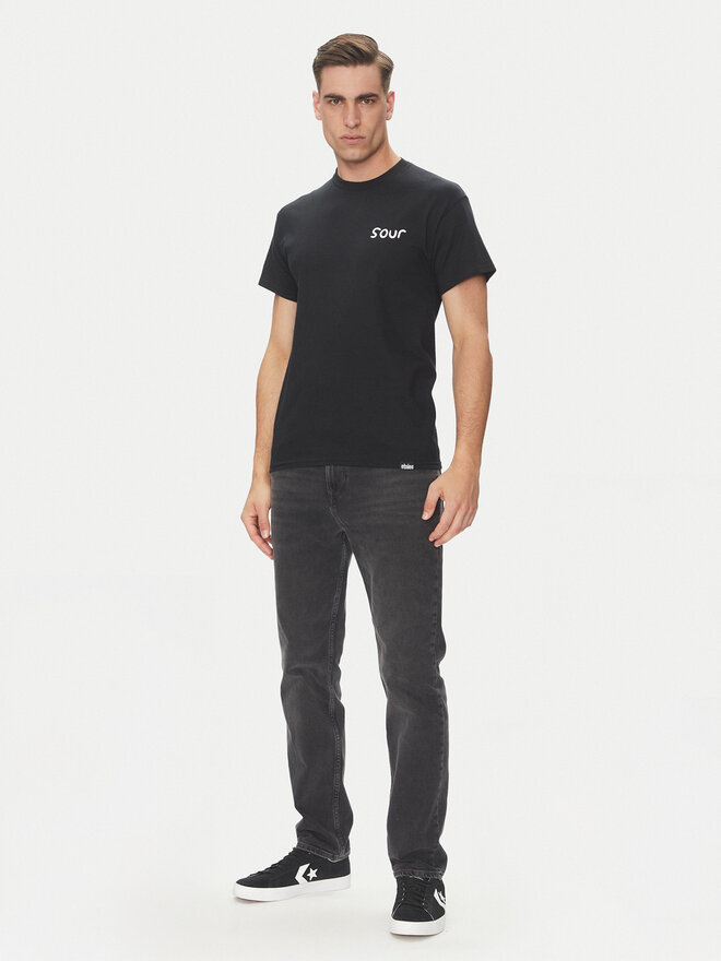 Etnies Etnies T-shirt Sour Solution 4130003784 Crna Regular Fit