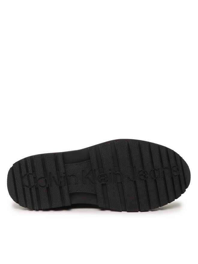 Calvin Klein Jeans Botine Calvin Klein Jeans Chunky Combat Chelsea Boot Rub YW0YW01065 Negru