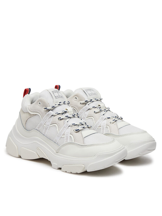 Tommy Jeans Снікерcи Tommy Jeans Tjw Hybrid Runner EN0EN02619 Білий