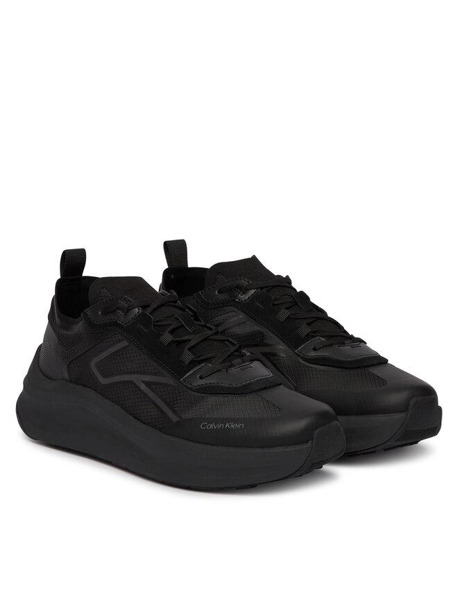 Calvin Klein Sneakers Calvin Klein Chunky Run Laceup Stripe Ny HM0HM02160 Schwarz