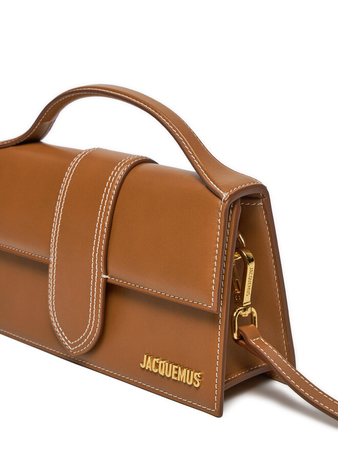 JACQUEMUS Geantă JACQUEMUS Le Grand Bambino 213BA007-3072 Maro