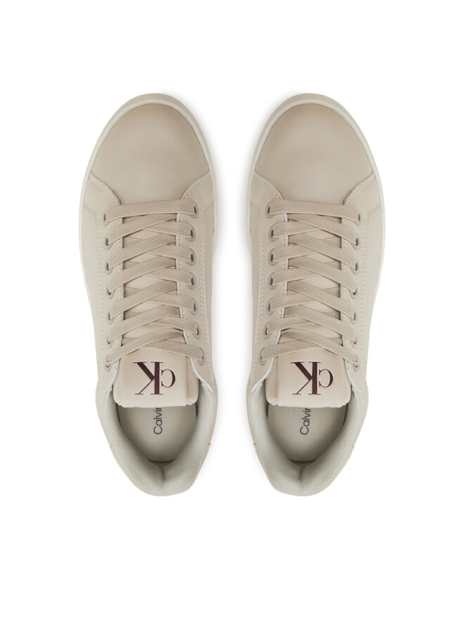 Calvin Klein Zapatillas Calvin Klein Bold Platf Low Oh Mg Lth YW0YW01589 Écru
